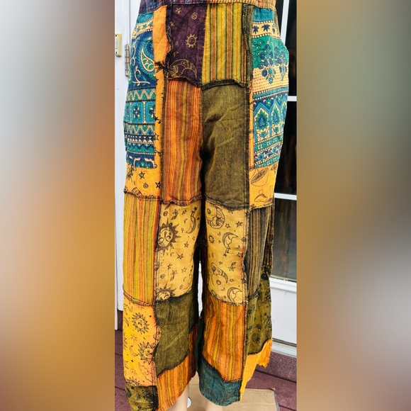 Patchwork Multicolor Jumpsuit - Picture 4 of 8